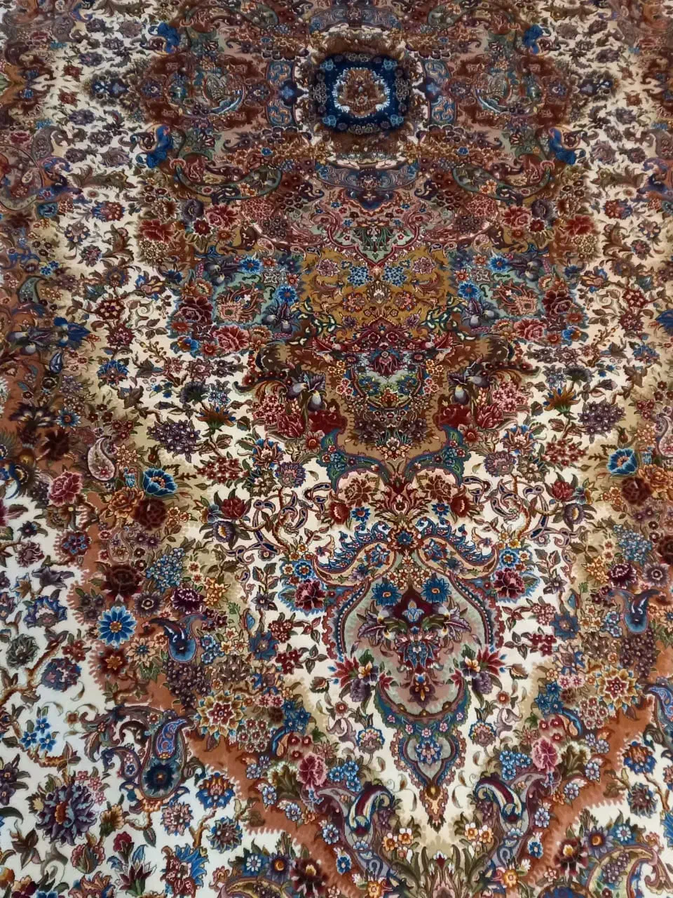 یک تخته فرش ۴*۶(۲۴)متری باغ بهشت سالاری ۶۱رج واقعی|فرش|تهران, افسریه شمالی|دیوار