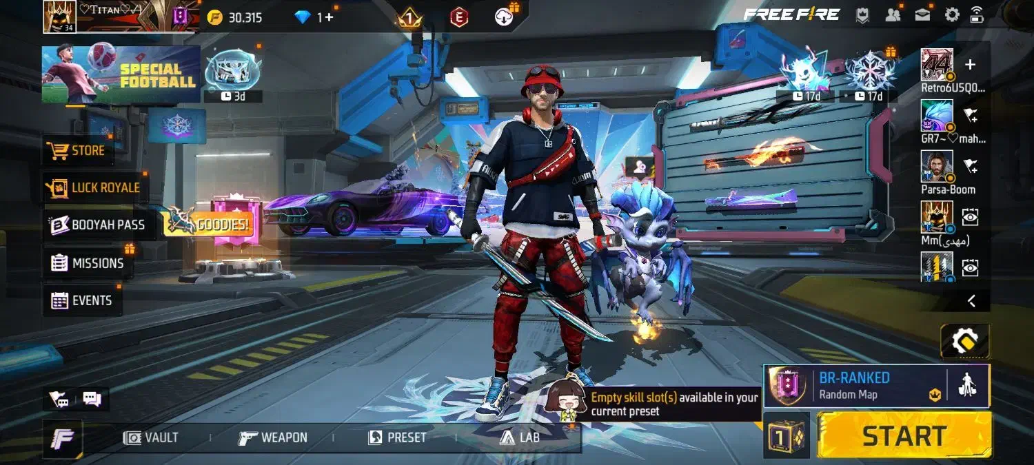 اکانت فیری فایر|کنسول، بازی ویدئویی و آنلاین|سعدآباد, |دیوار