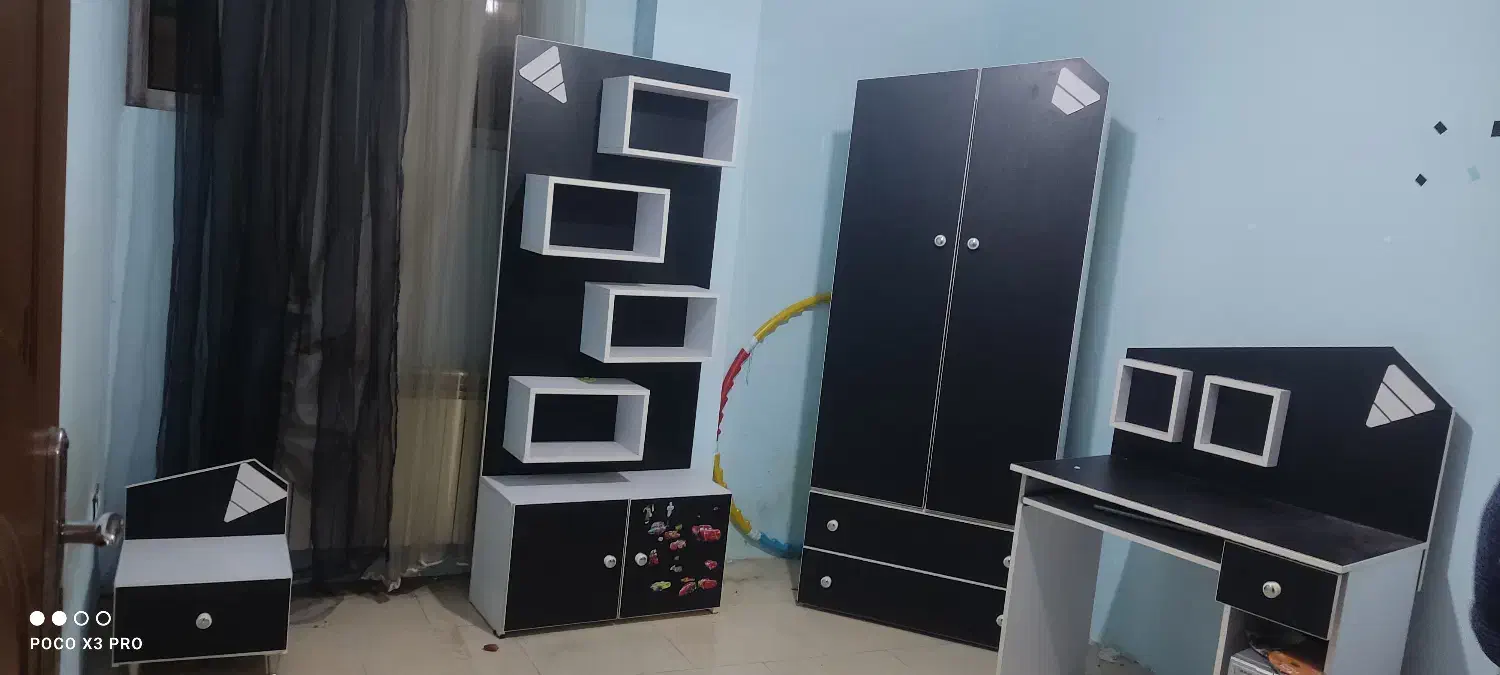 سرویس خواب نوجوان|تخت و سرویس خواب|قائم‌شهر, |دیوار