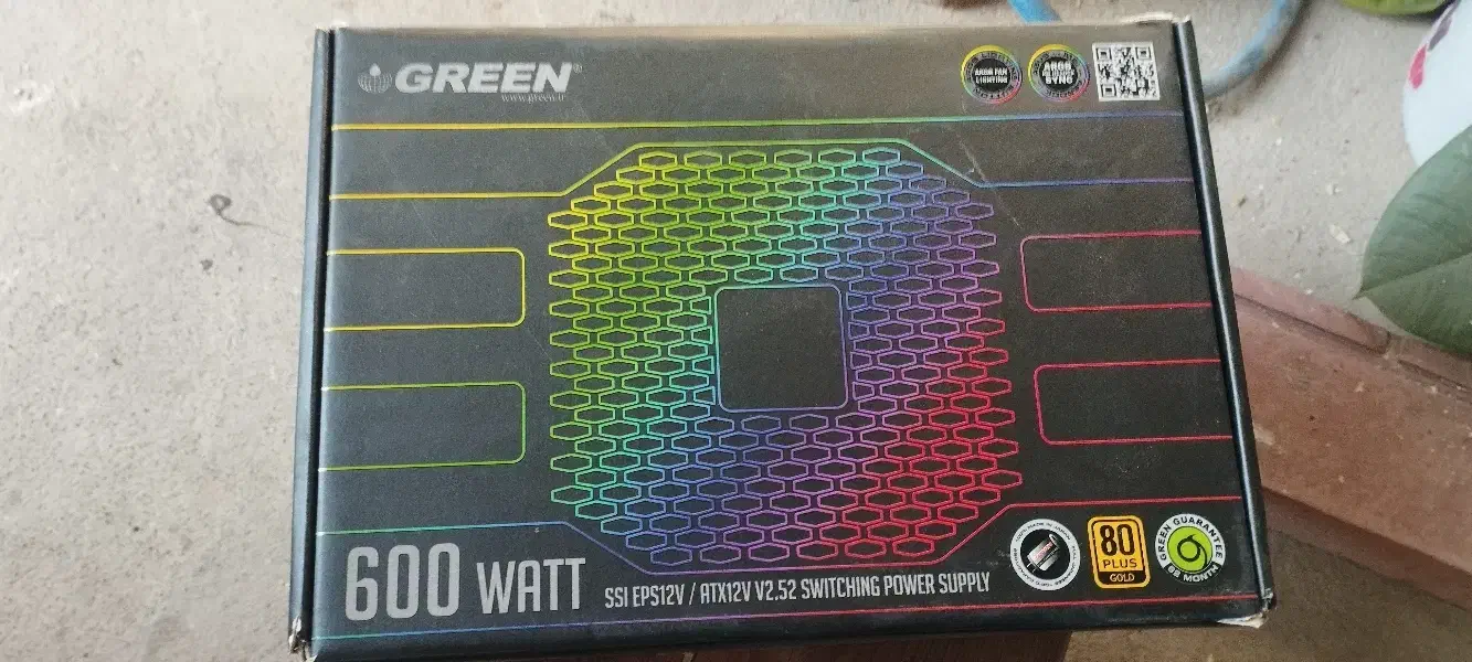 پاور گرین 600w Gold RGB GREN|قطعات و لوازم جانبی رایانه|مرند, |دیوار