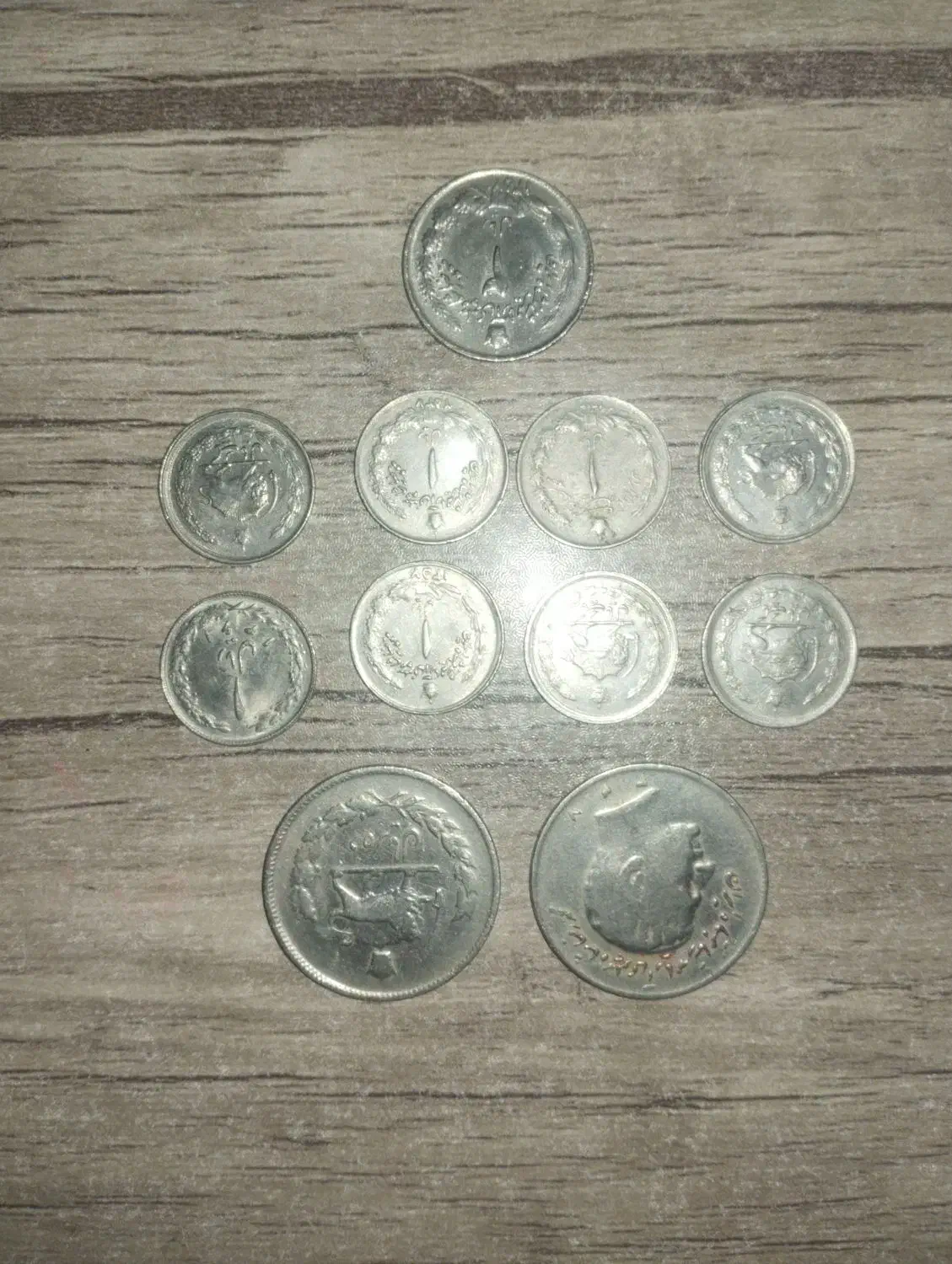 سکه های قدیمی ( خارجی ایرانی پهلوی )|کلکسیون سکه، تمبر، اسکناس|تبریز, |دیوار