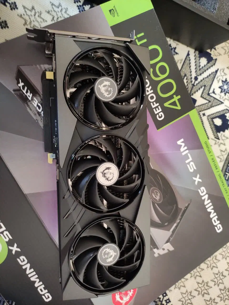 RTX 4060TI 16GB MSI SLIM|قطعات و لوازم جانبی رایانه|تبریز, |دیوار