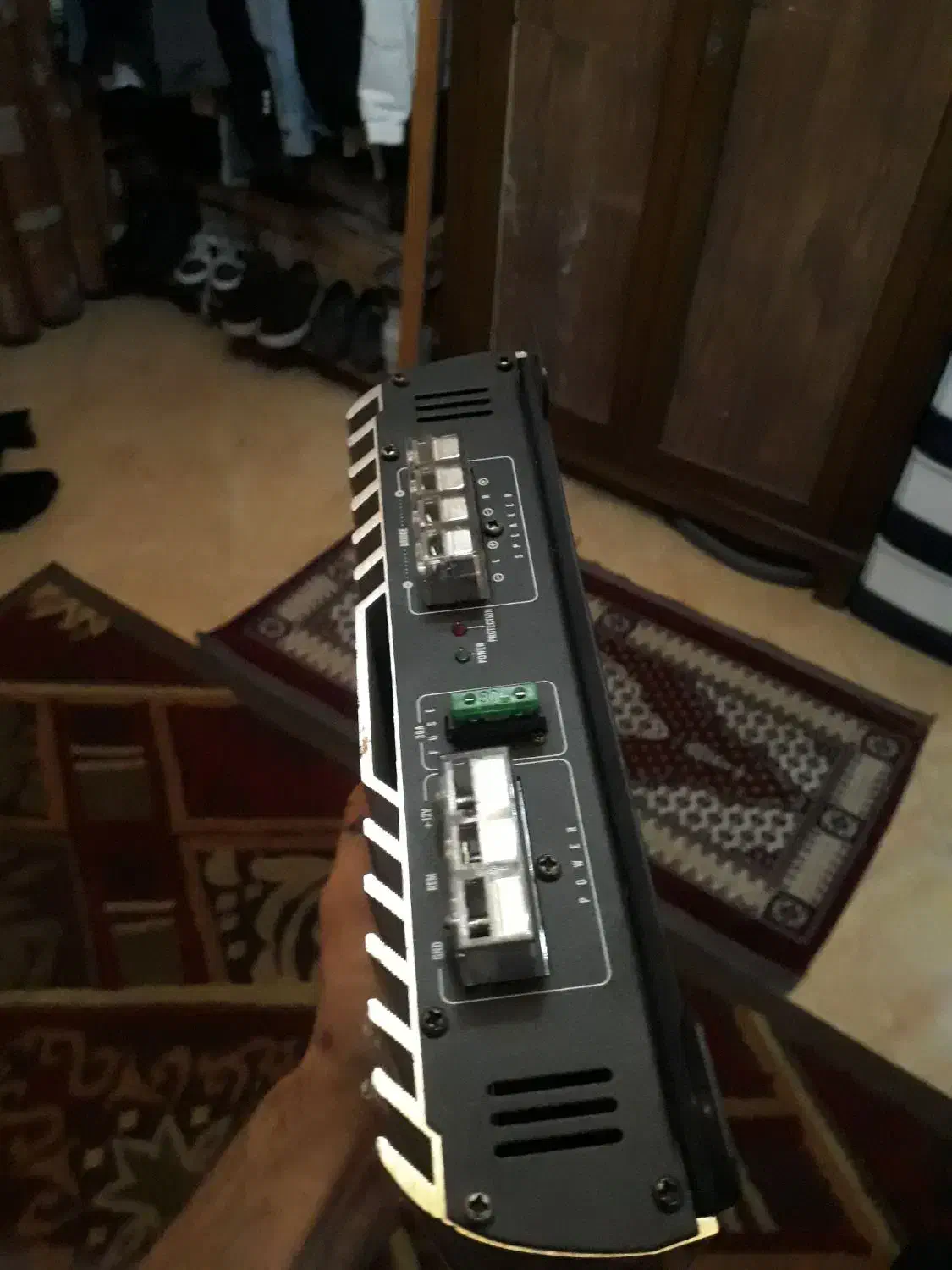 این آمپلی در حد نو میباشد دو کانال|سیستم صوتی خانگی|چالوس, |دیوار