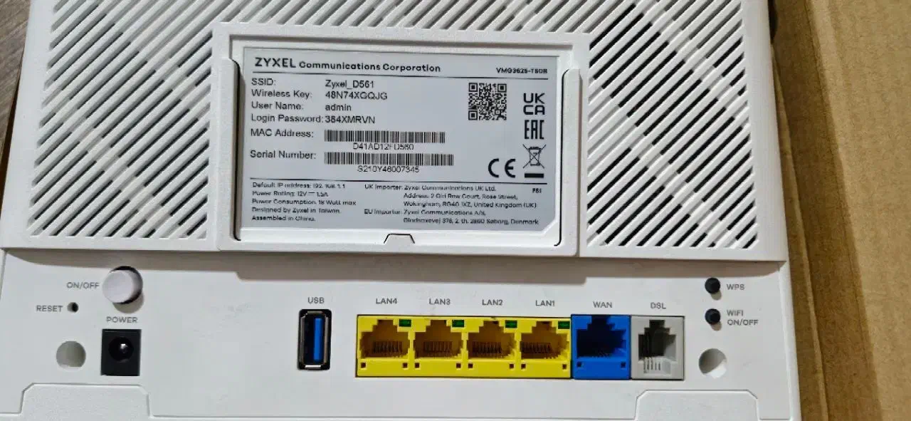 مودم روتر VDSL/ADSL زایکسل مدل VMG3625-T50B|مودم و تجهیزات شبکه|تهران, شهرک دانشگاه شریف|دیوار