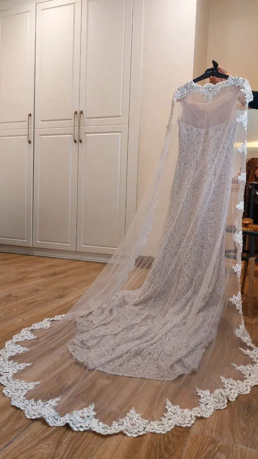 دو دست لباس مجلسی فاخر( گیپور مروارید و سنگ)|لباس|چالوس, |دیوار