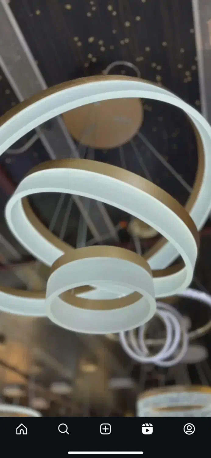 لوستر ۳ تیکه|لوستر و چراغ آویز|اسلام‌شهر, باغ فیض|دیوار