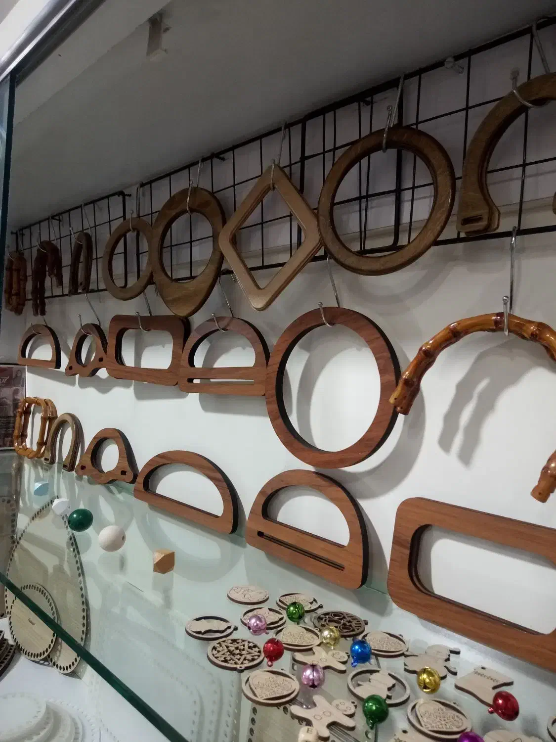 دسته کیف چوبی|لوازم خیاطی و بافتنی|زنجان, |دیوار