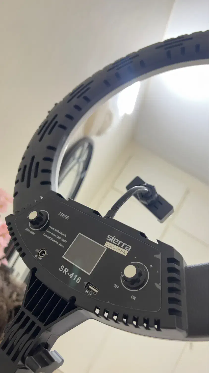 رینگ لایت سیرا مدل- SR 416|دوربین عکاسی و فیلم‌برداری|ری, دولت‌آباد|دیوار