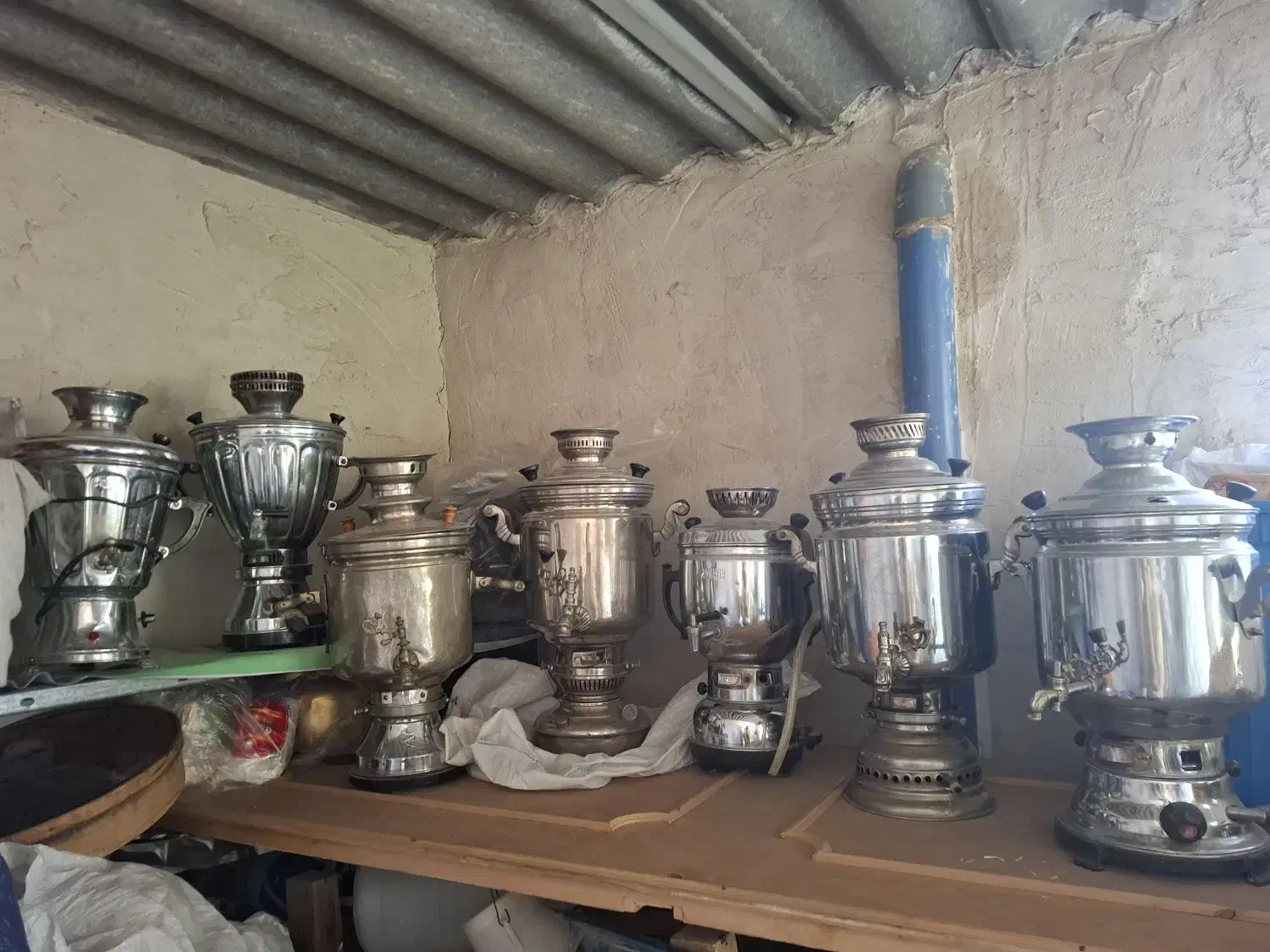 انواع سماور گازی ، برقی و نفتی|سماور، چایساز، قهوهساز|قزوین, |دیوار