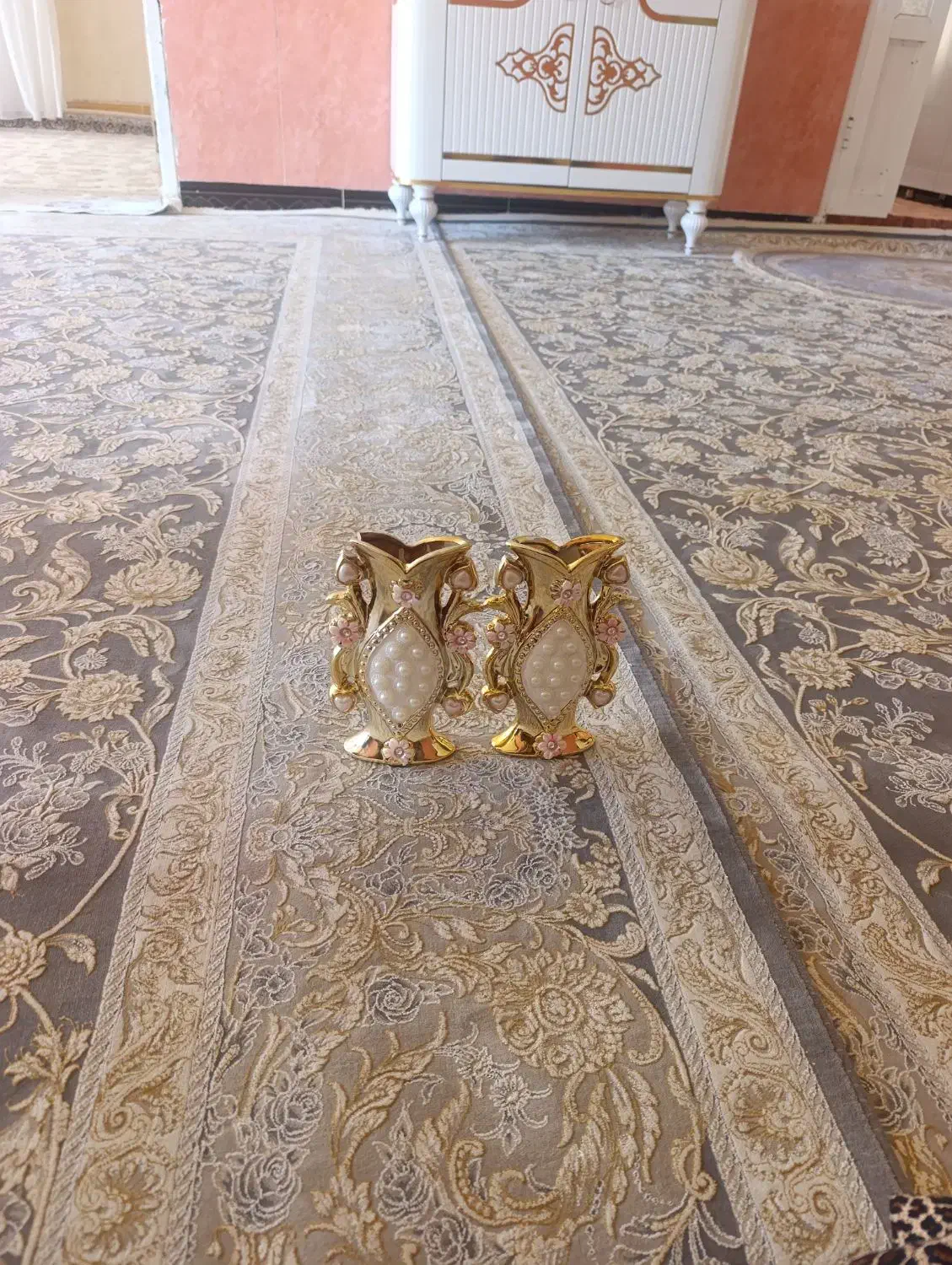 دوعدد گلدان وجا دستمال کاغذی|صنایع دستی و سایر لوازم تزئینی|جوانرود, |دیوار