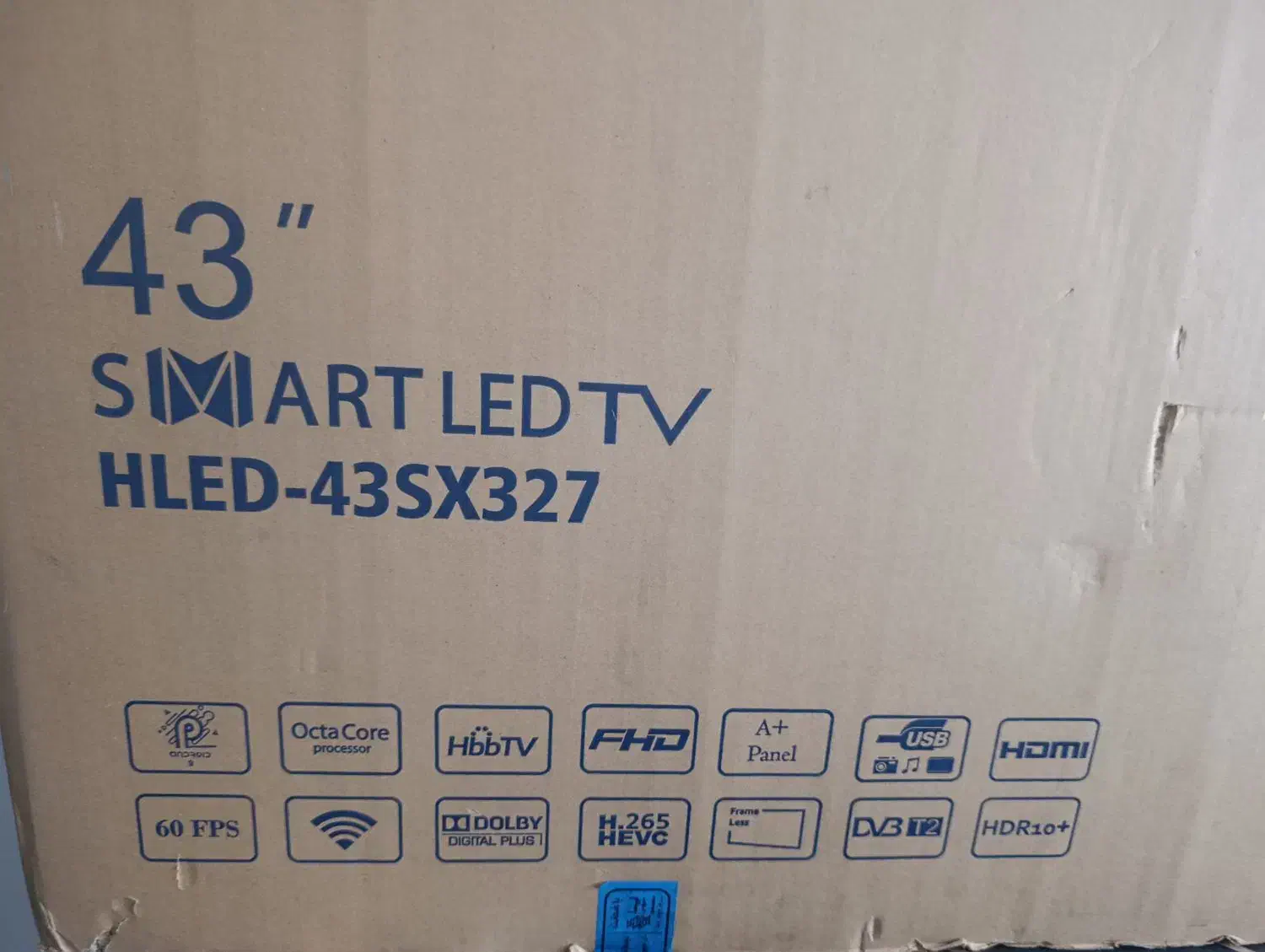 هوشمند پولوم داخل کارتن مارک هیوندا اصل سایز 43|تلویزیون و پروژکتور|شیراز, محراب|دیوار