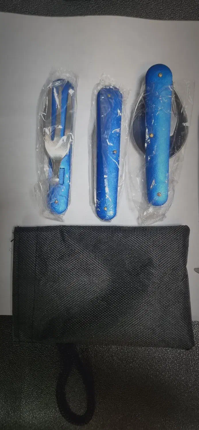 ست قاشق چنگال کوهنوردی تاشو|کوهنوردی و کمپینگ|اراک, |دیوار