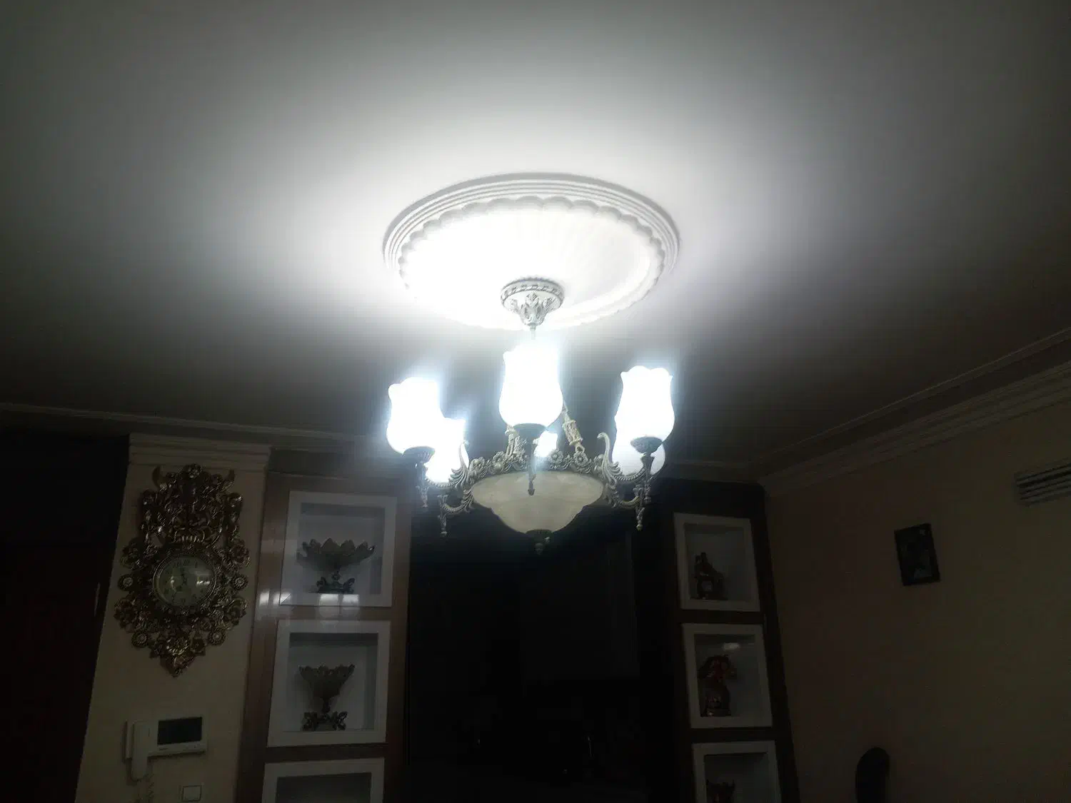 دو عدد لوستر سالم در حد نو|لوستر و چراغ آویز|مشهد, عسگریه|دیوار