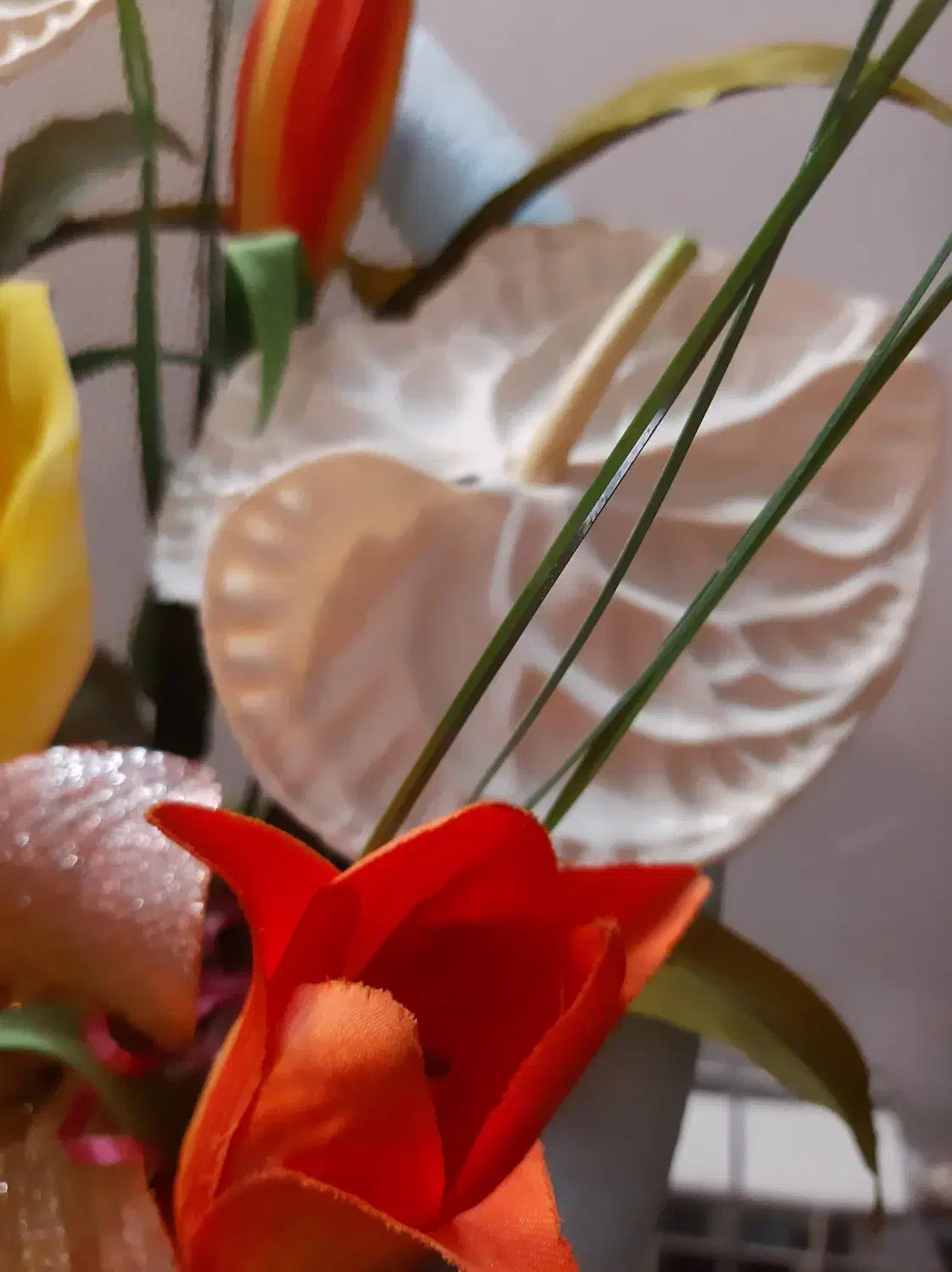 سبدگل پر گل|گل مصنوعی|سمنان, |دیوار