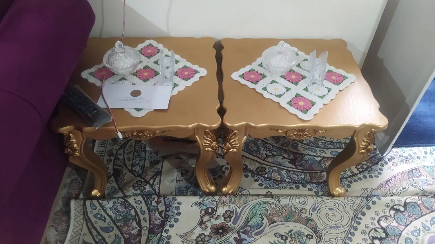 مبلمان 7نفره سلطنتی با میز عسلی|مبلمان خانگی و میز عسلی|تبریز, |دیوار