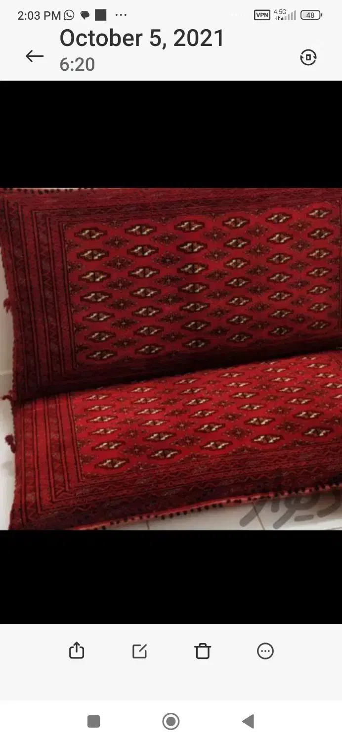 پشتی دستبافت|پشتی|مشهد, امامیه (شهرک غرب)|دیوار