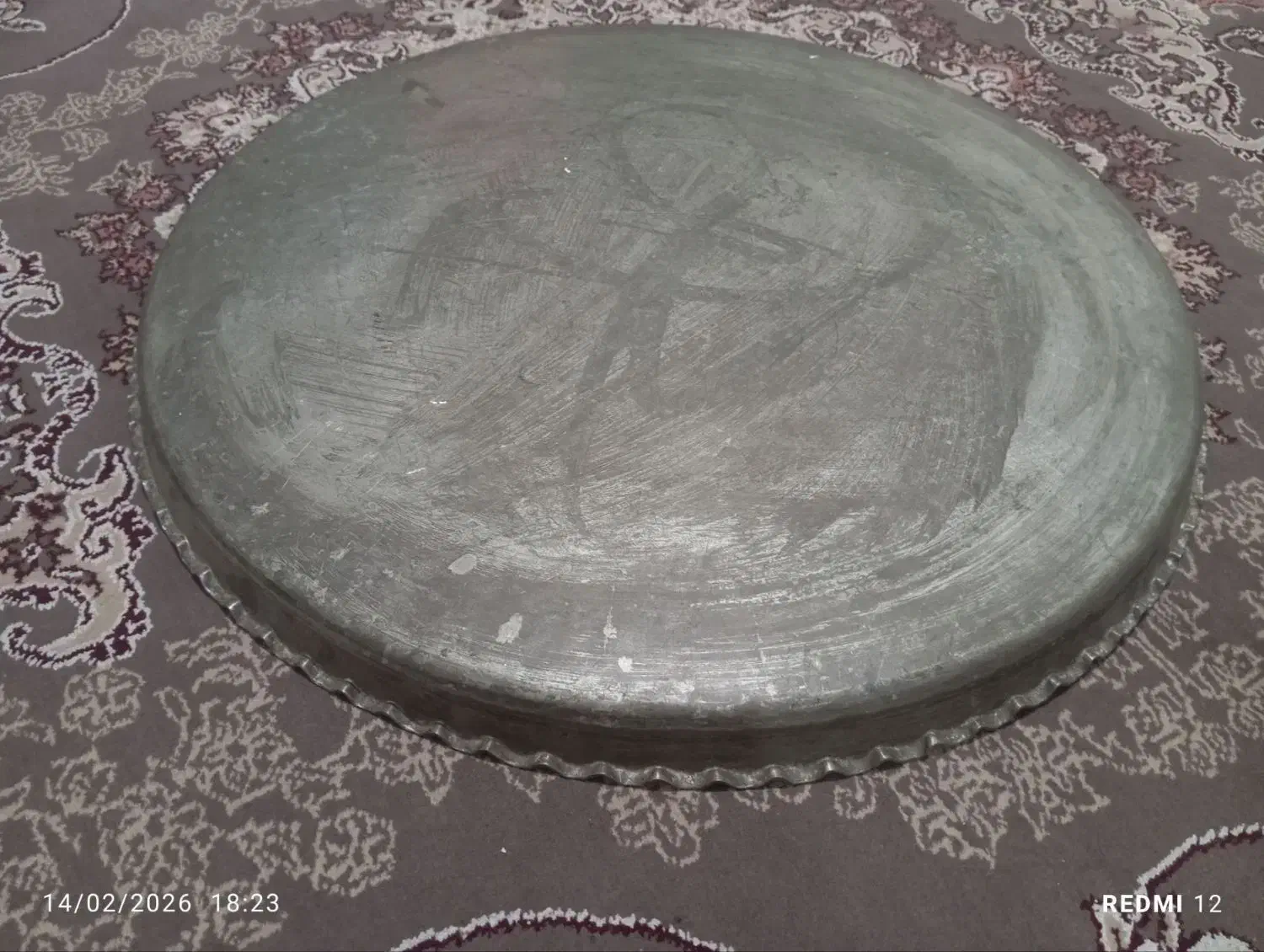 سینی مسی|کلکسیون اشیاء عتیقه|سنندج, |دیوار