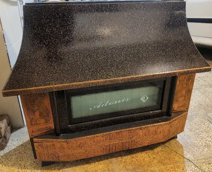 بخاری طرح شومینه آدونیس|بخاری، هیتر، شومینه|ارومیه, |دیوار