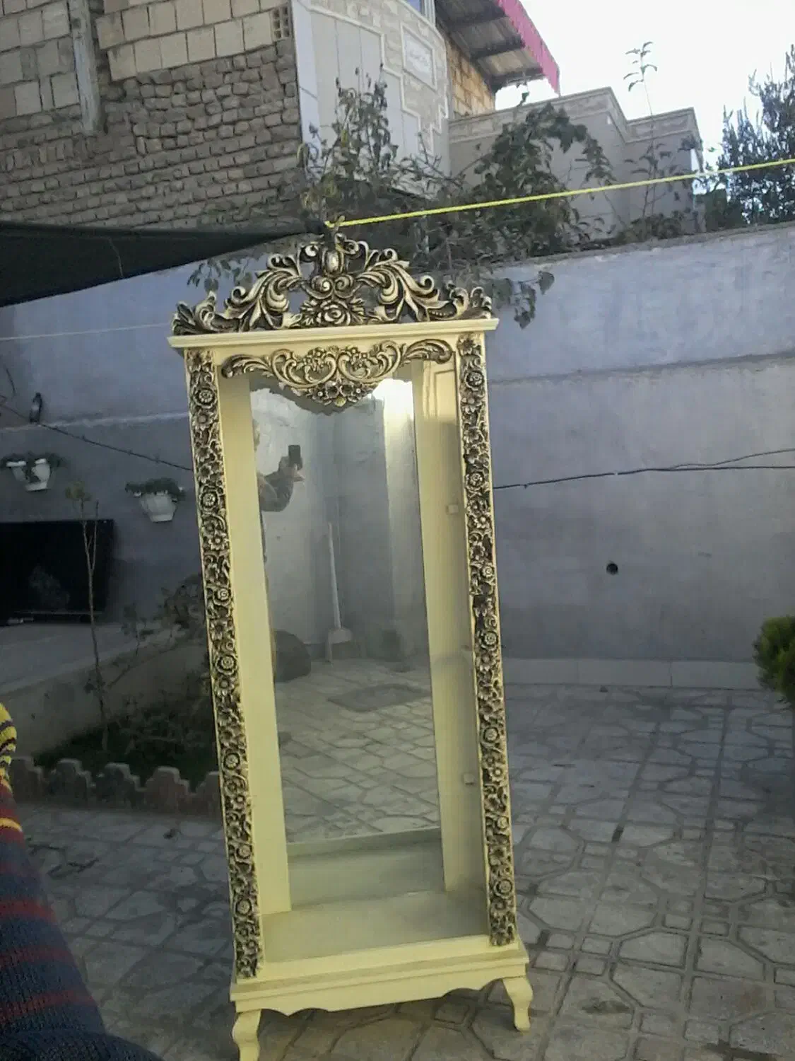 بوفه تمیز پشت آینه|بوفه، ویترین، کنسول|اسفراین, |دیوار