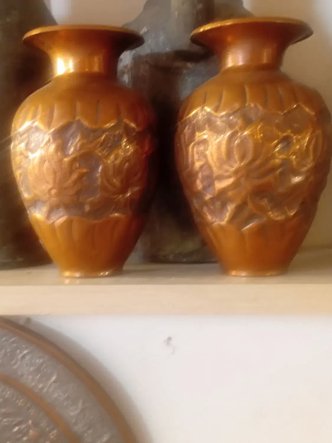 گلدان برنجی|کلکسیون اشیاء عتیقه|قم, شهرک مهدیه (مدرس)|دیوار