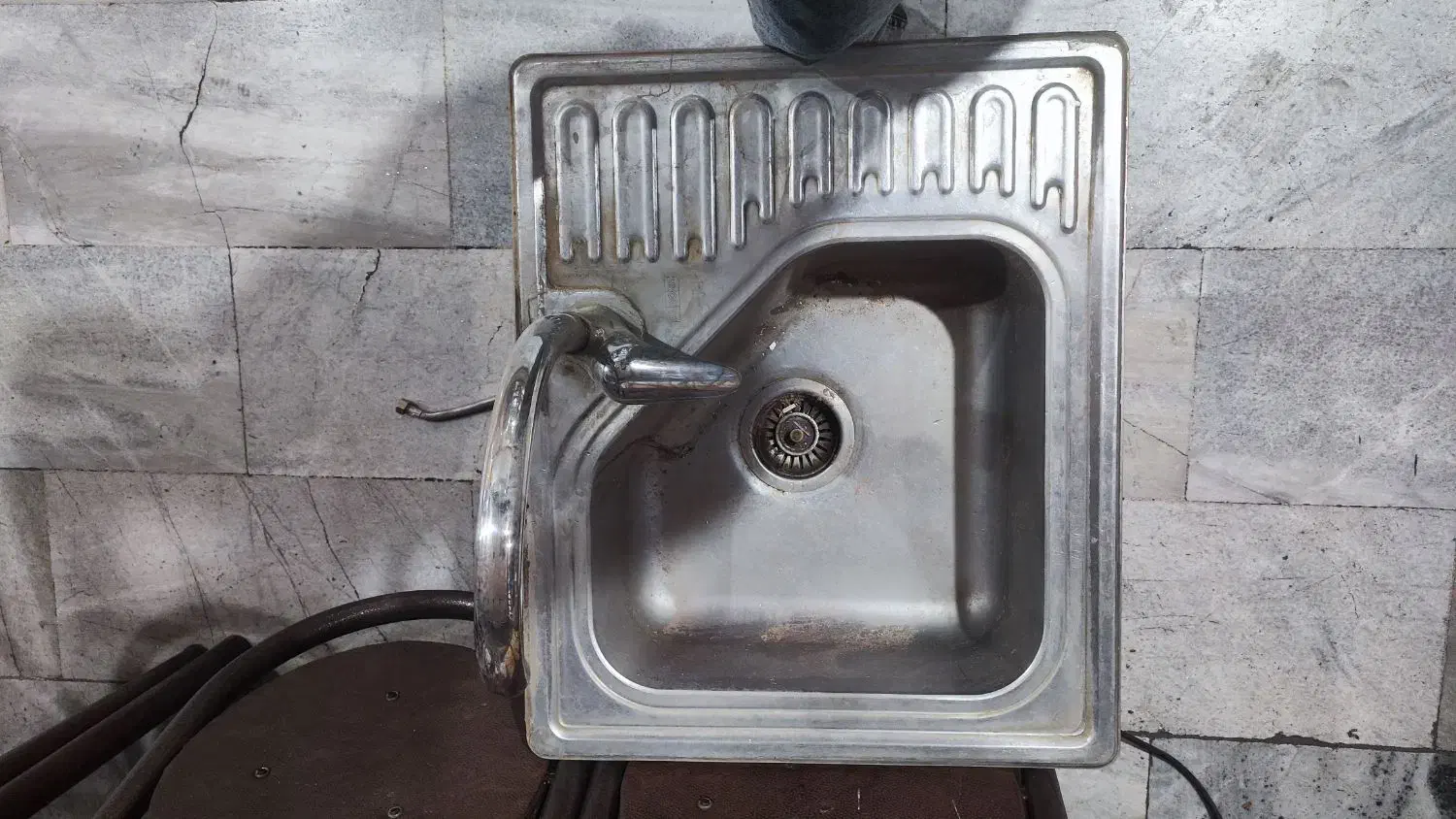 سینک تک لگن با شیر اهرمی|مصالح و تجهیزات ساختمان|تهران, فلسطین (میدان انقلاب)|دیوار