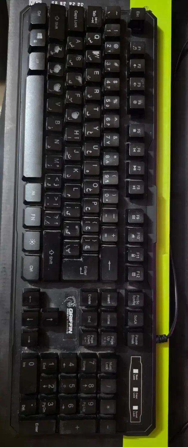 کیبورد گیمینگ مکانیکال باسیم مدل GKM605 RGB|قطعات و لوازم جانبی رایانه|مشهد, احمدآباد|دیوار