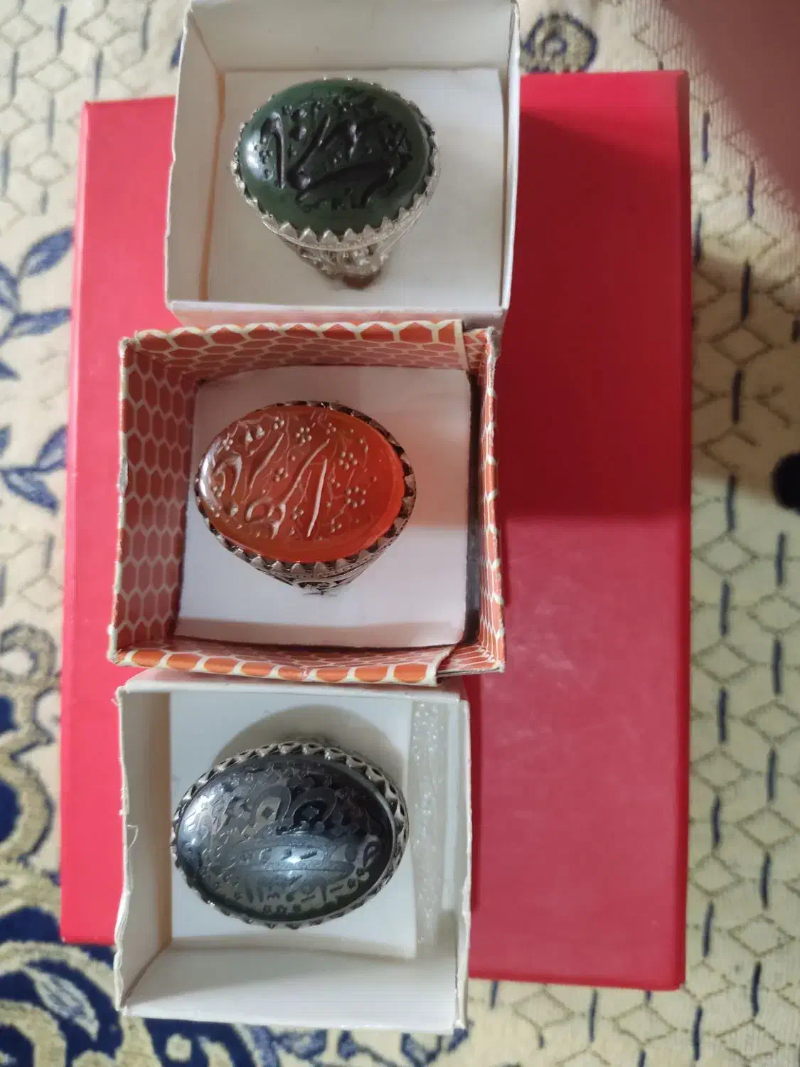 کلکسیون انگشتر درشت|جواهرات|شهرضا, |دیوار