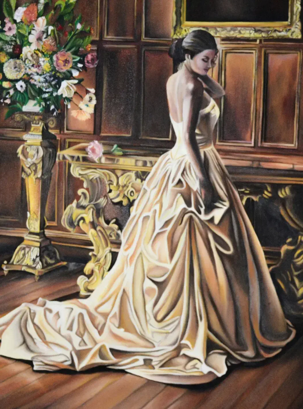 تابلو نقاشی رنگ و روغن|تابلو، نقاشی، عکس|اصفهان, باغ زرشک|دیوار