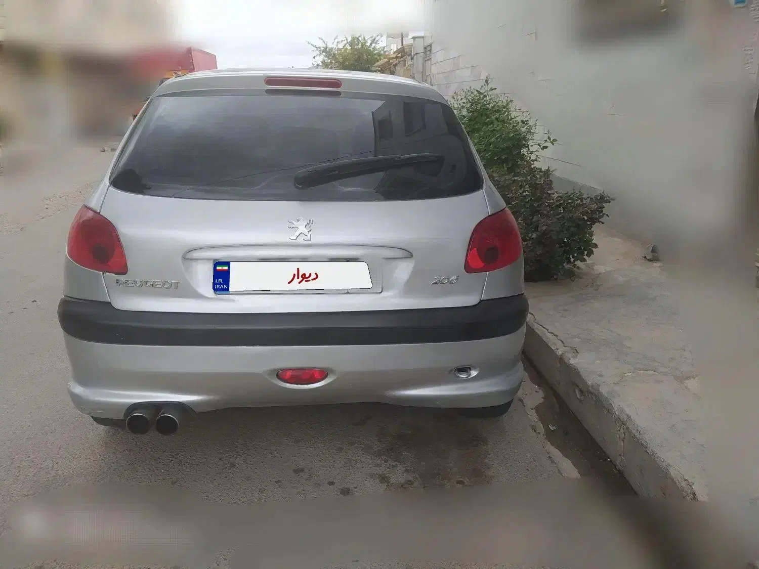 فروش پژو 206تیپ 2 نقره ای|خودرو سواری و وانت|ابهر, |دیوار