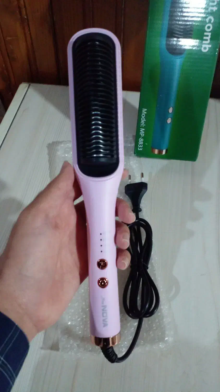 برس حرارتی رنگ صورتی|آرایشی، بهداشتی، درمانی|ساری, |دیوار