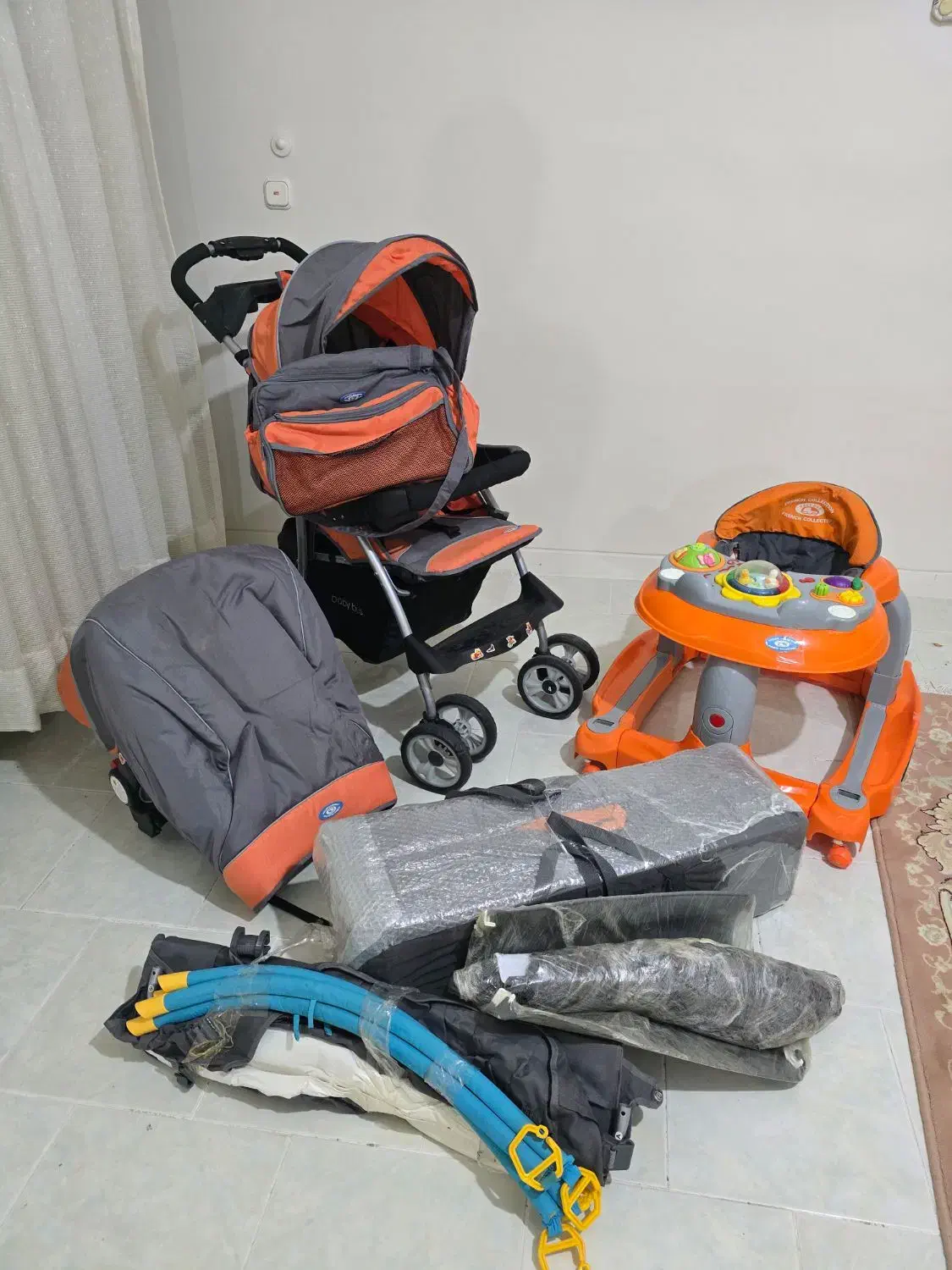 ست کامل نوزاد برند French Collection|کالسکه و لوازم جانبی|جم, |دیوار