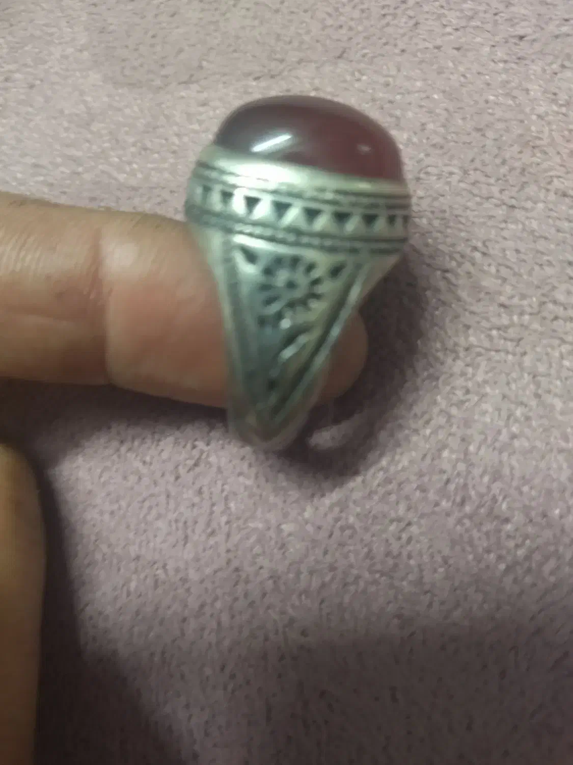 انگشتر عقیق|کلکسیون اشیاء عتیقه|تهران, هرندی|دیوار