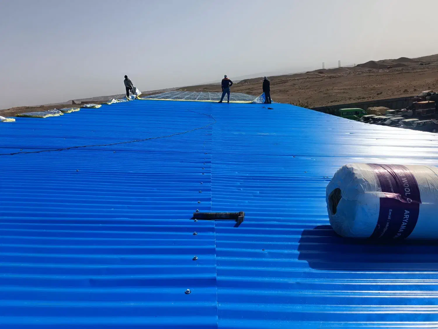 سوله ساخت اسکلت خرپا پوشش سقف ساندویچ پنل شیروانی|خدمات پیشه و مهارت|اسلامشهر, شهرک مهدیه|دیوار