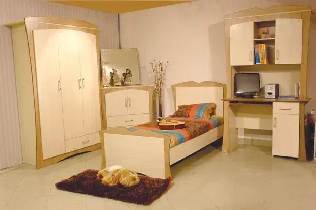 کارگاه ساخت سرویس چوب بزرگسال و کودک و نوجوان|تخت و سرویس خواب|گلبهار, شهر جدید گلبهار|دیوار