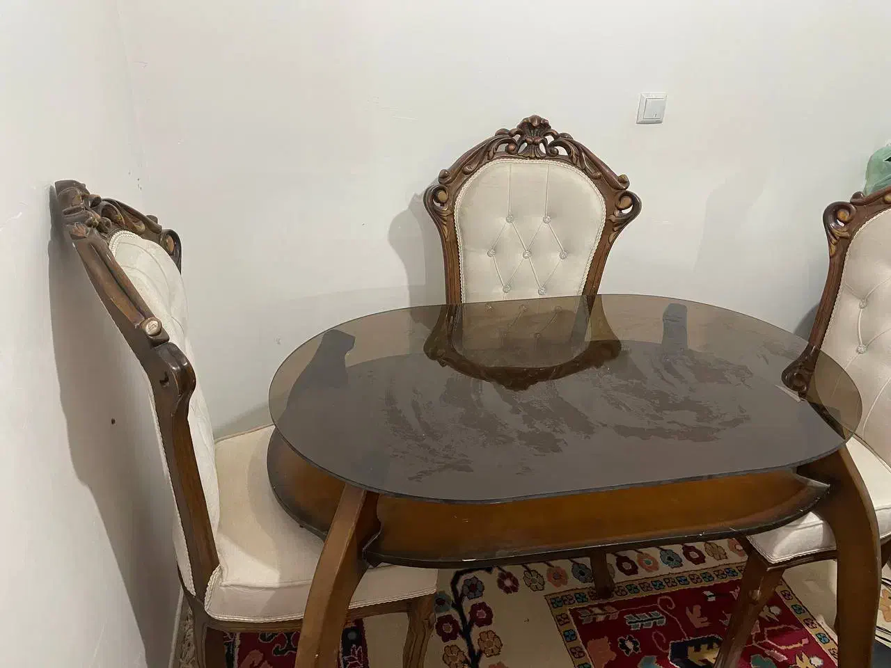 میزغذاخوری۴نفر|میز و صندلی غذاخوری|اراک, |دیوار