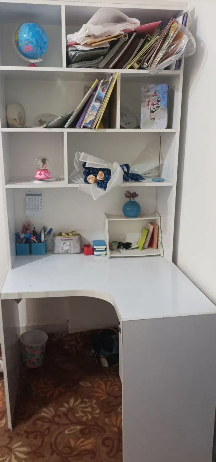 کتابخونه|کتابخانه، شلف، قفسه‌های دیواری|شاهرود, |دیوار