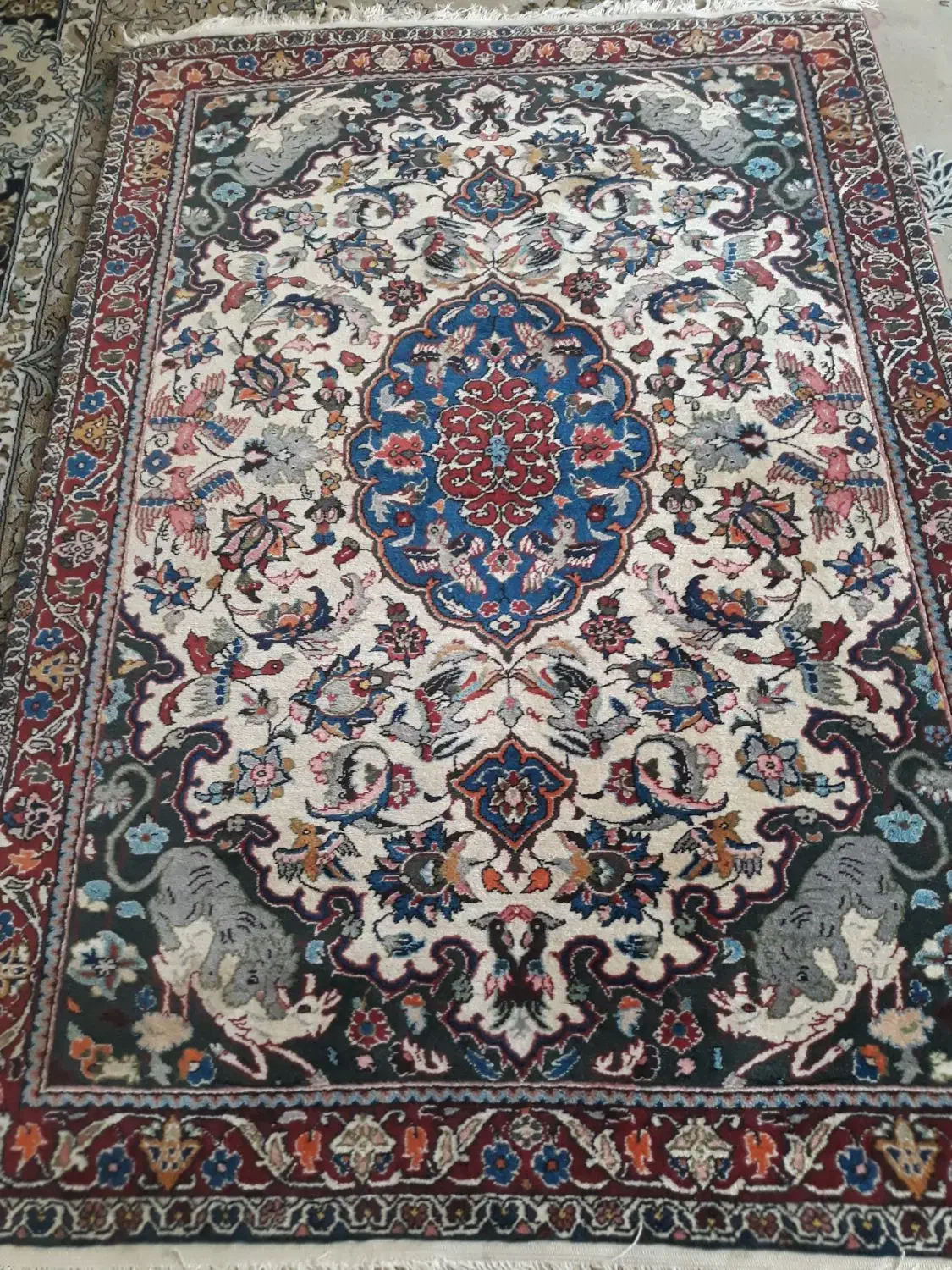 فروش قالیچه دستباف|فرش|لنجان, |دیوار