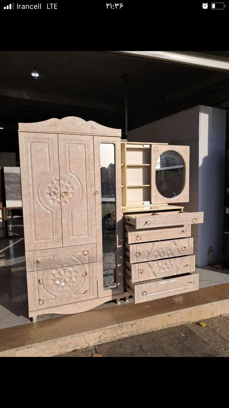 کمدلباس سه درب|جاکفشی، کمد، دراور|مشکیندشت, |دیوار