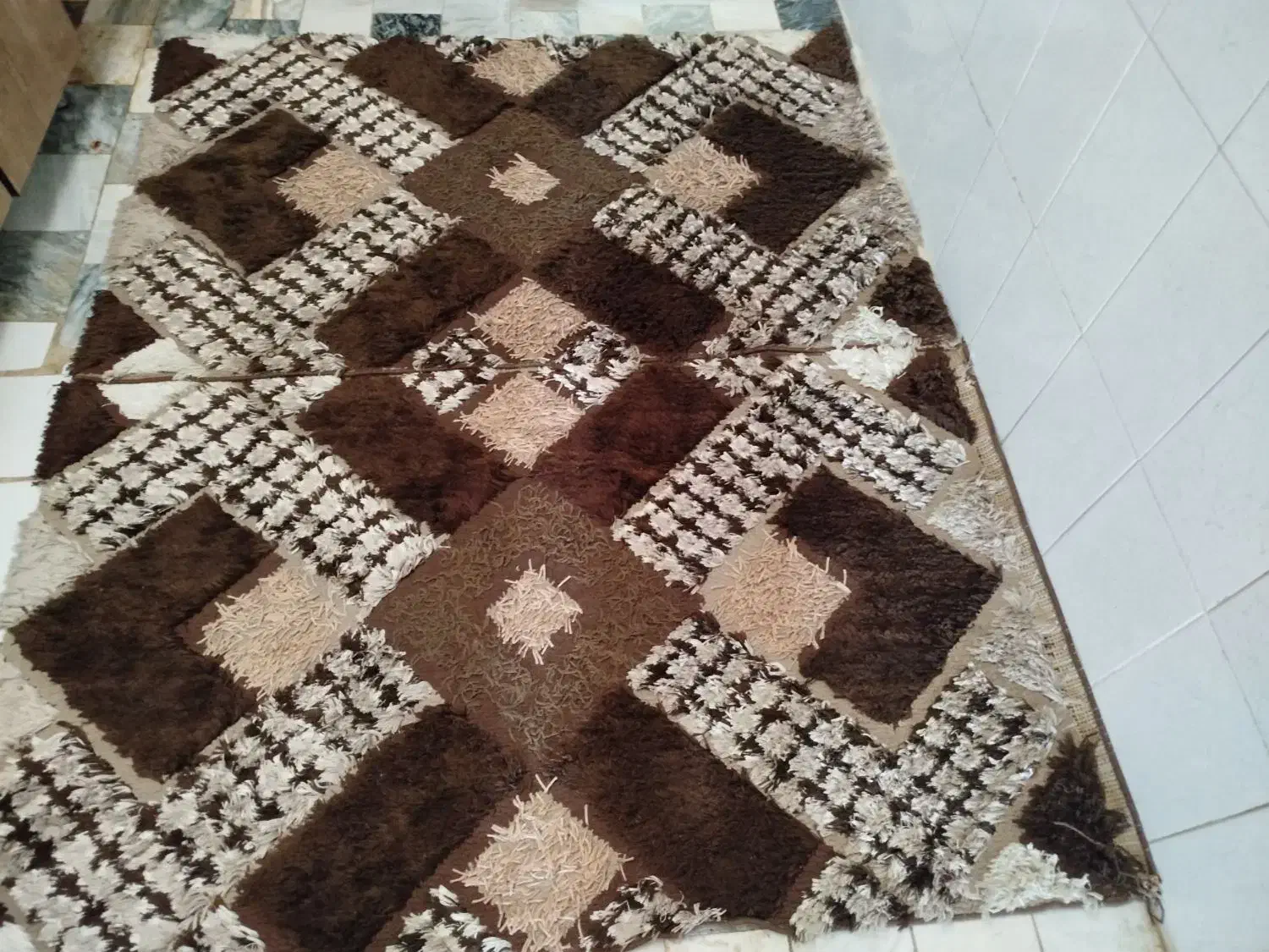 گلیم فرش تمیز|گلیم، جاجیم، گبه|بروجرد, |دیوار