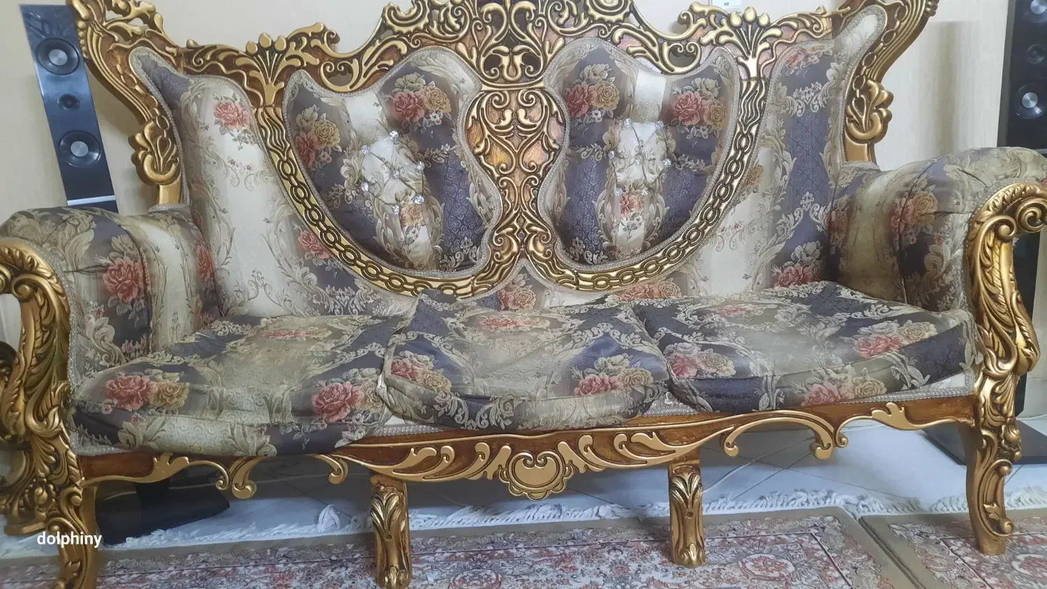 یک دست مبلمان ۷نفره به همراه میز عسلی|مبلمان خانگی و میز عسلی|تهران, جوادیه تهرانپارس|دیوار