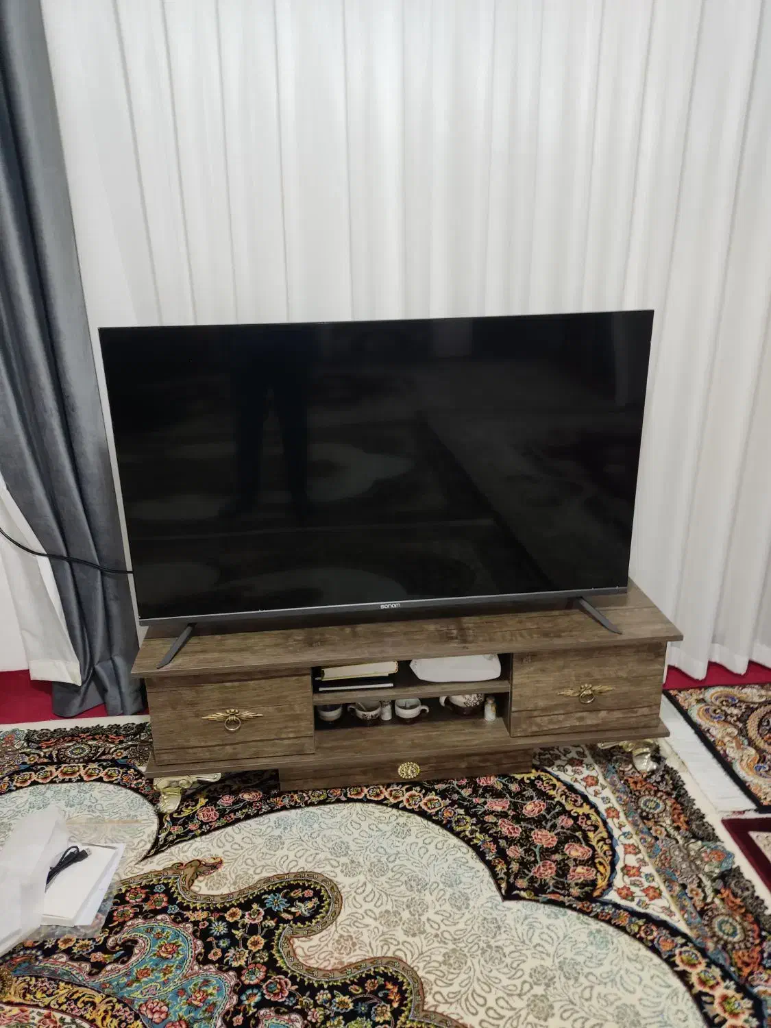 تلویزیون50ال ای دی اسمارت فورکی دحدنو 14ماهگارانتی|تلویزیون و پروژکتور|مشکین‌دشت, |دیوار
