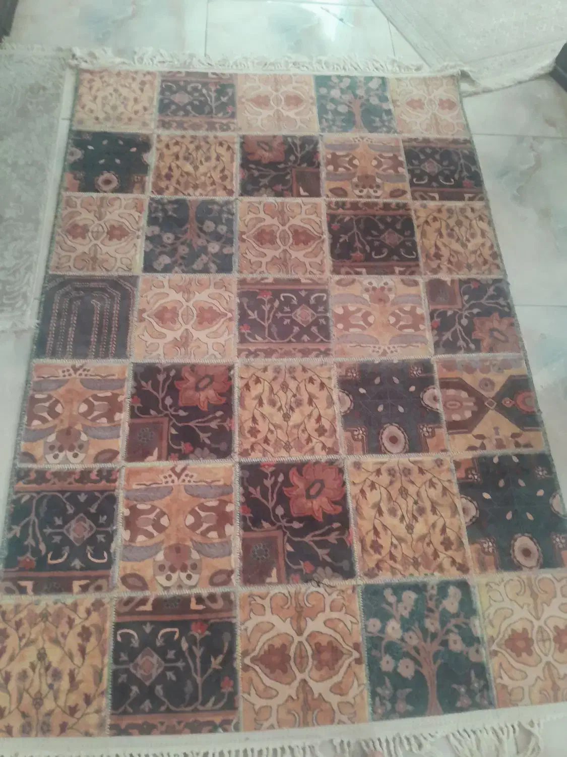 قالیچه طرح چل تیکه|فرش|شاهین‌شهر, مخابرات (شهید بهشتی)|دیوار