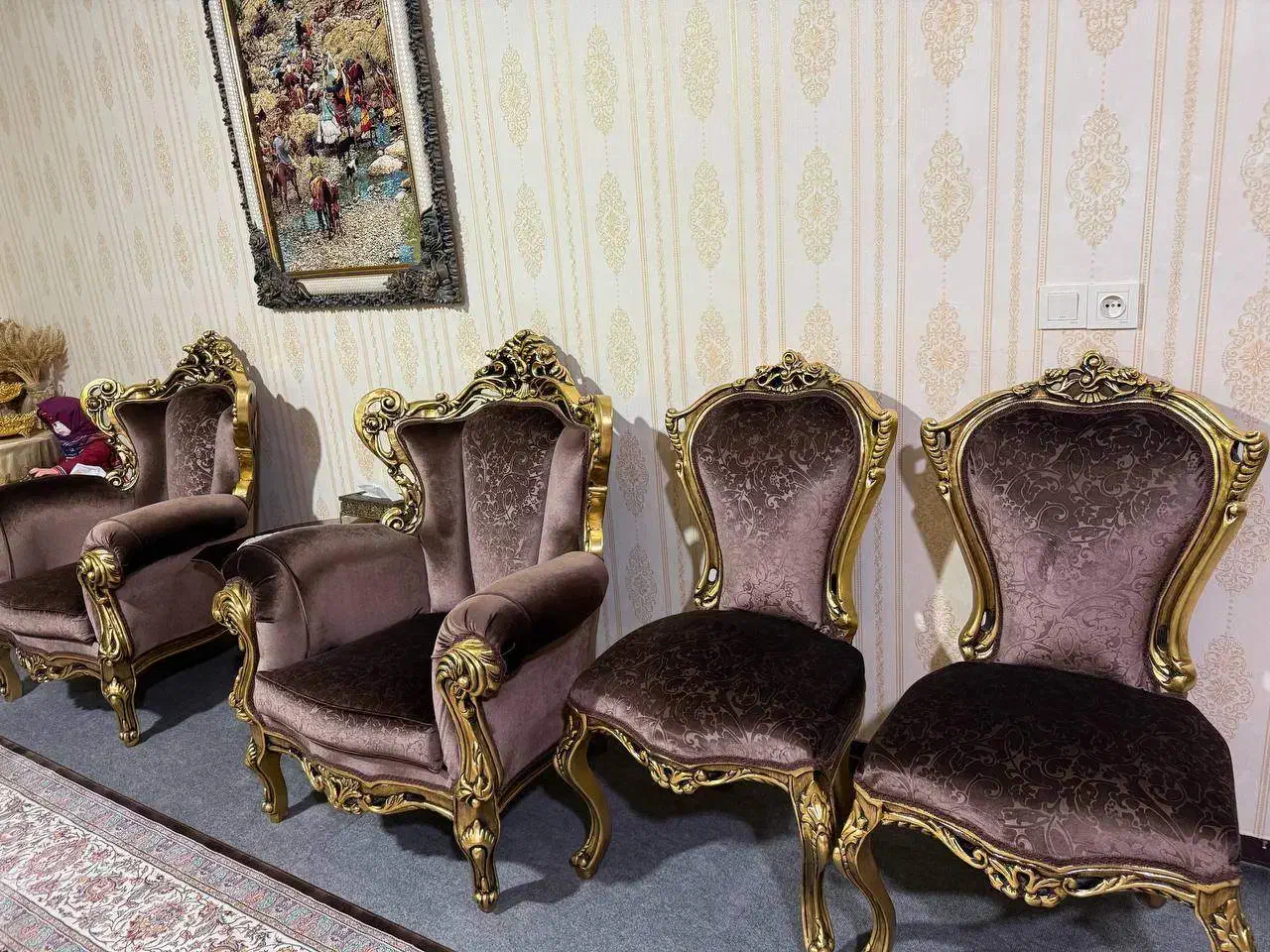 فروش مبل ۹ نفره|مبلمان خانگی و میز عسلی|گنبد کاووس, |دیوار