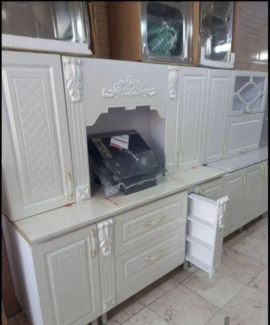 فروش انواع کابینت پیش ساخته پدرسالار|مصالح و تجهیزات ساختمان|میناب, |دیوار