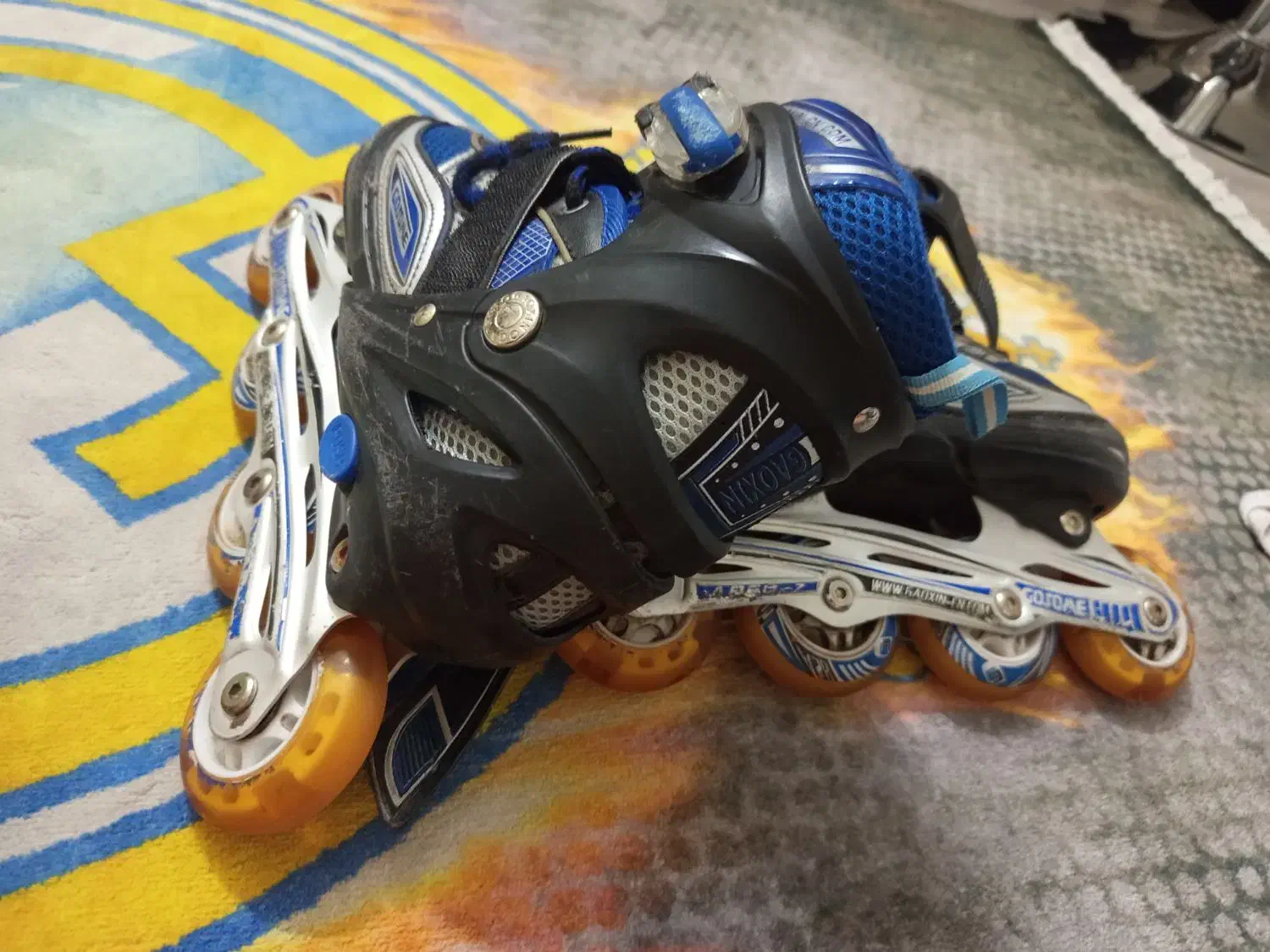 کفش اسکیت آبی|دوچرخه، اسکیت، اسکوتر|تهران, باغ خزانه|دیوار