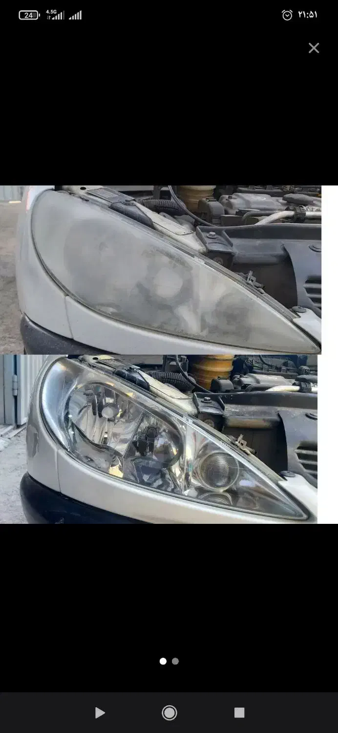 نقاشی لیسه گیری پولیش شفاف سازی چراغ|خدمات موتور و ماشین|ایلام, |دیوار