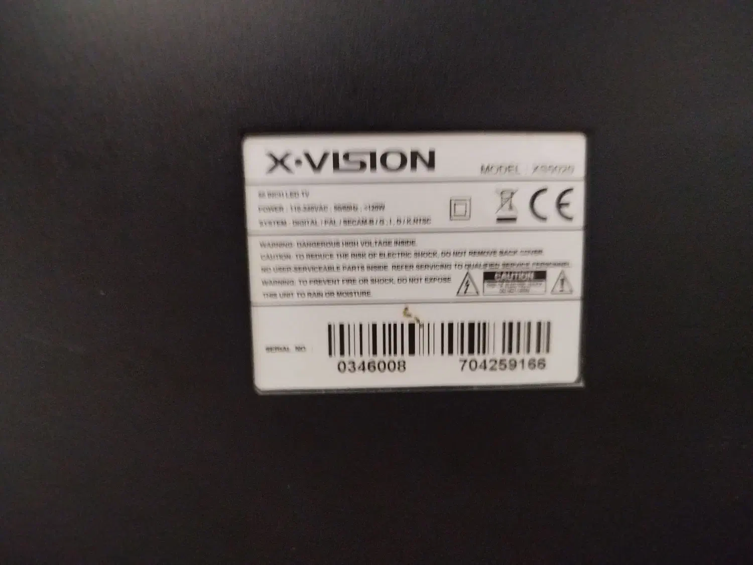 تلویزیون ال ای دی ۵۰ اینچ ایکس ویژن|تلویزیون و پروژکتور|قم, نیروگاه|دیوار