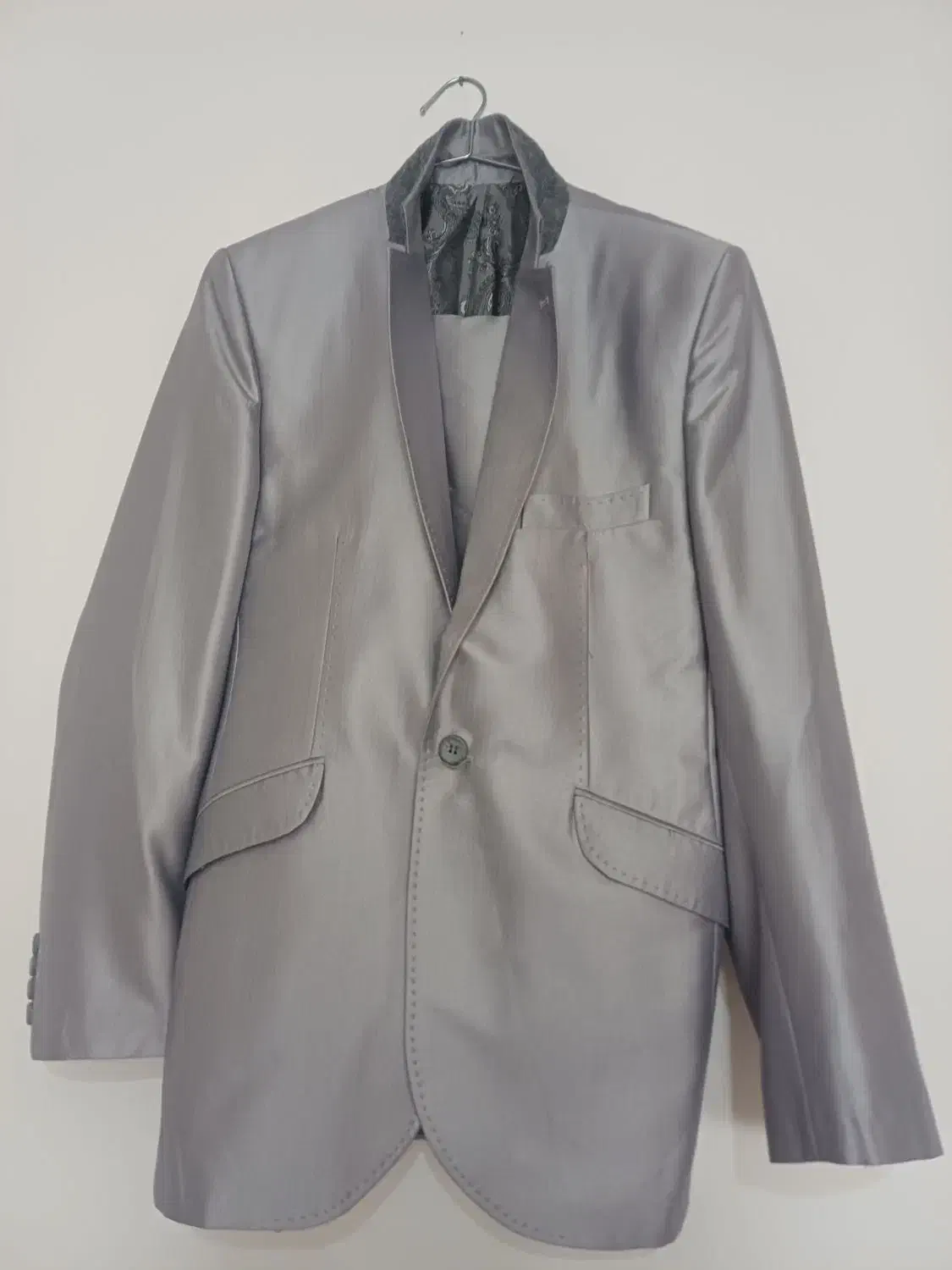 کت و شلوار نقره ای مردانه|لباس|شوط, |دیوار