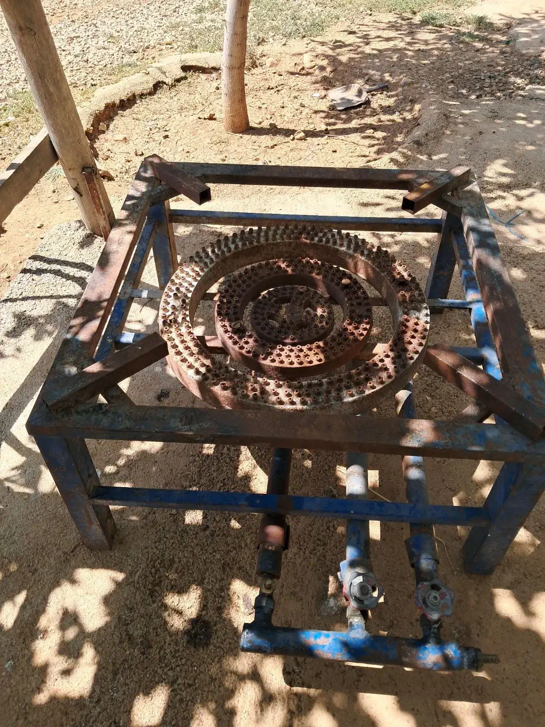 گاز بزگ سه شعله قدیمی محکم وسنگین بهترین جنس|اجاق گاز و لوازم برقی پختوپز|یاسوج, |دیوار