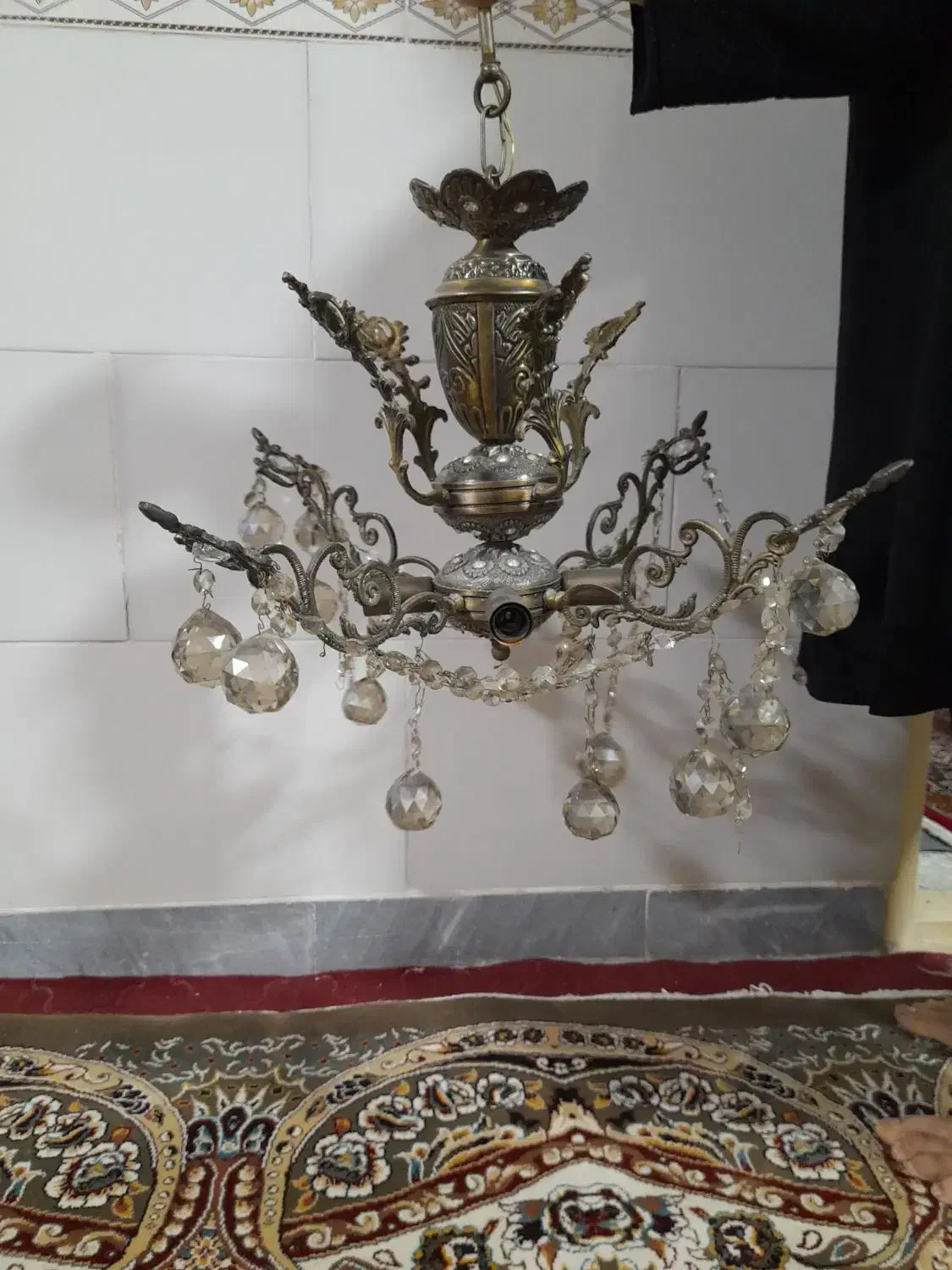 لوستر|لوستر و چراغ آویز|اقبالیه, |دیوار